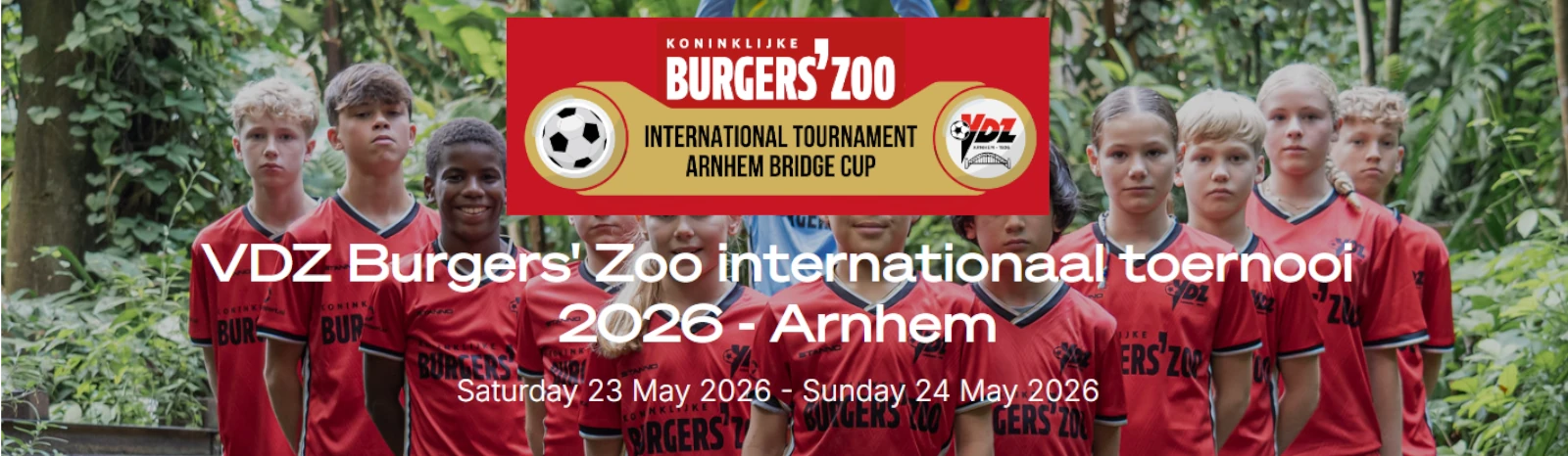 Banner - VDZ Burgers’ Zoo internationaal toernooi 2026 - VDZ - Arnhem