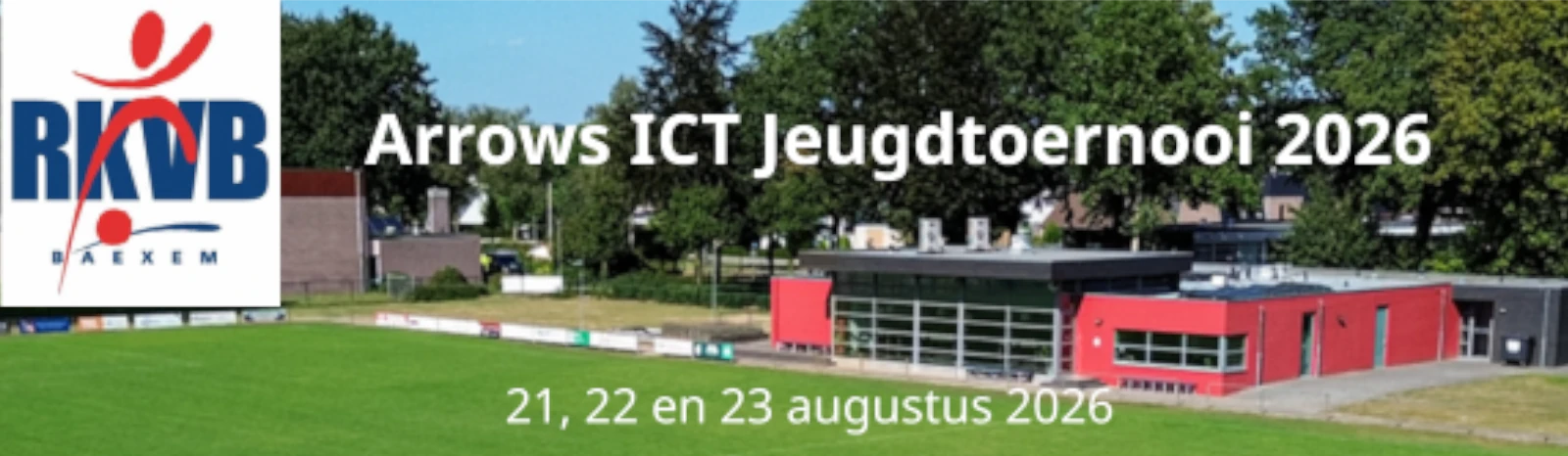 Banner - Arrows ICT Jeugdtoernooi 2026 - RKVB - Baexem