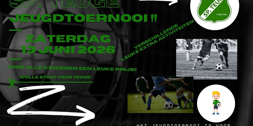 Banner - JO12 - SP. Teuge Jeugdtoernooi 2026 - Sportclub Teuge - Teuge