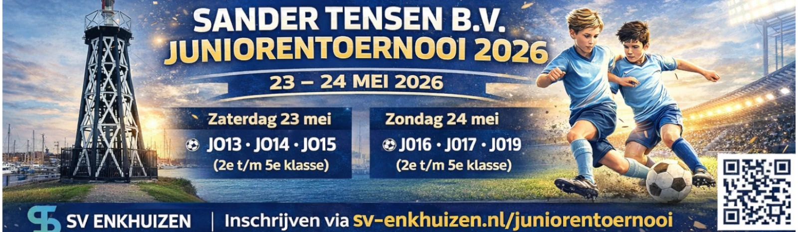 Banner - SV Enkhuizen Sander Tensen Juniorentoernooi - sv Enkhuizen - Enkhuizen