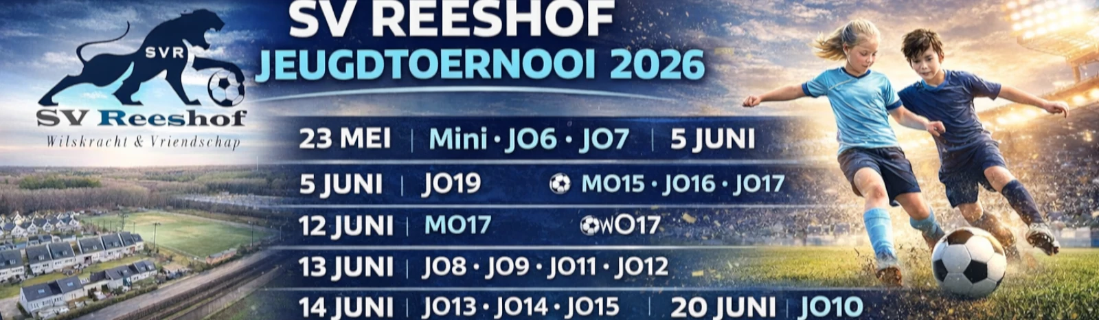 Banner - SV Reeshof - Tilburg