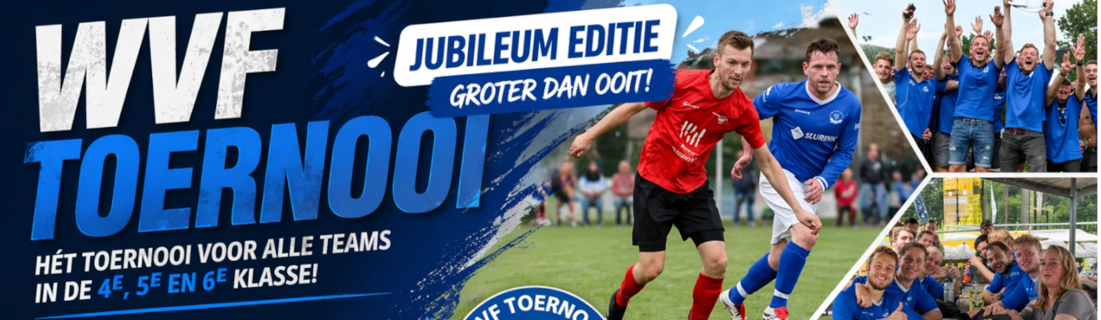 Banner - Senioren - WVF voetbaltoernooi 2026 - Voetbalvereniging W.V.F. - Zwolle