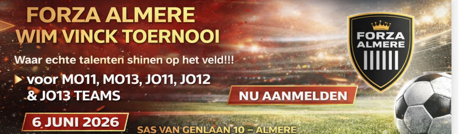 Bannière - Forza Almere - Almere