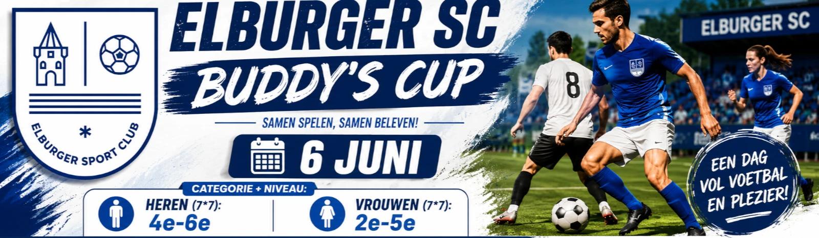 Banner - Vrouwen - Elburger SC Buddy’s Cup 2026 - Elburger Sports Club - Elburg