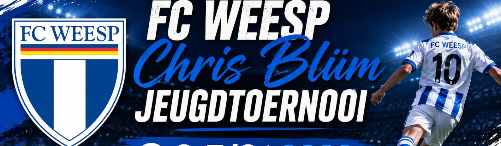 Banner - FC Weesp Chris Blüm Jeugdtoernooi - FC Weesp - Weesp