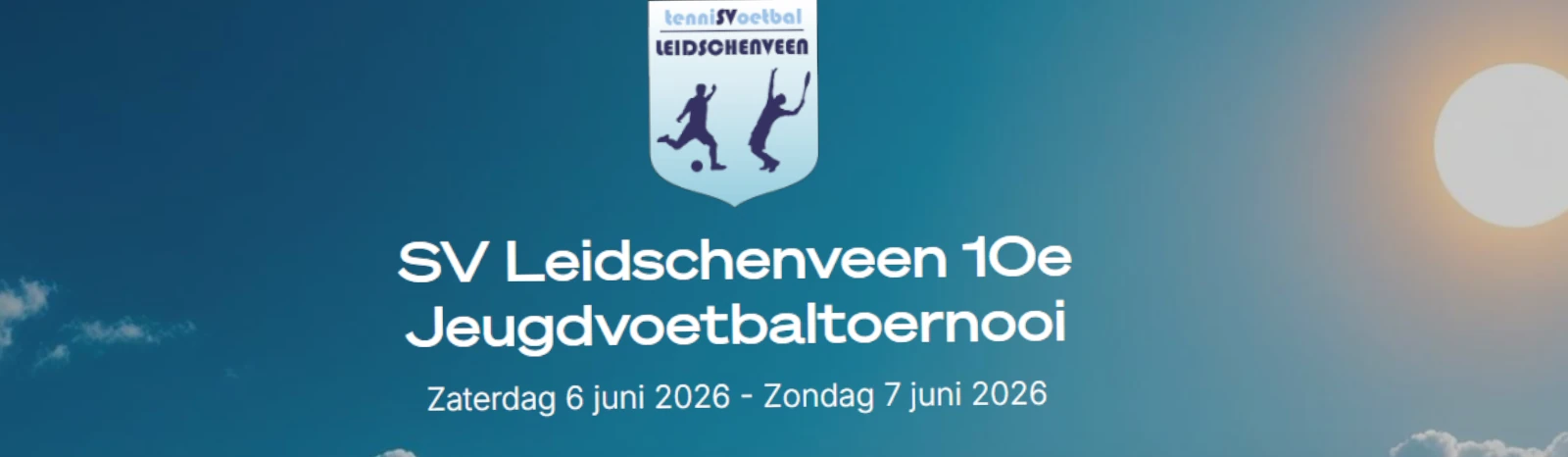 Banner - SV Leidschenveen 10e Jeugdvoetbaltoernooi - sv Leidschenveen - Den Haag
