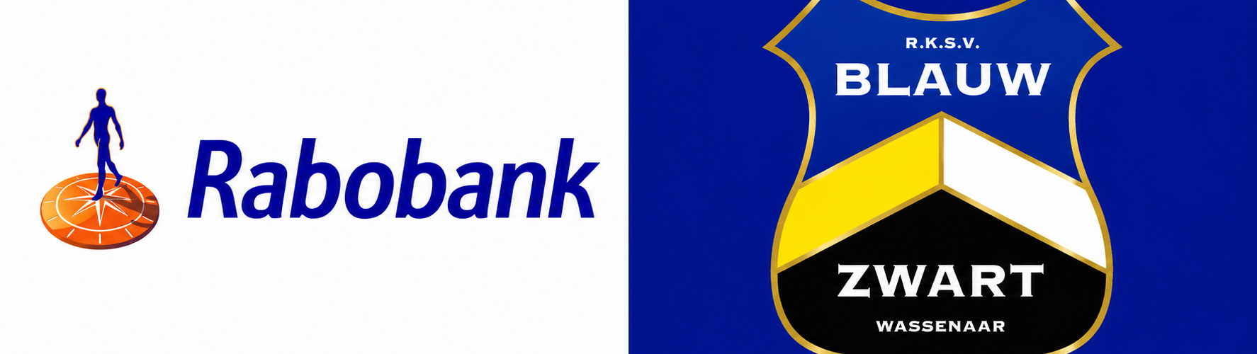 Banner - RABO Jeugdtoernooi RKSV Blauw Zwart - RKSV Blauw Zwart - Wassenaar