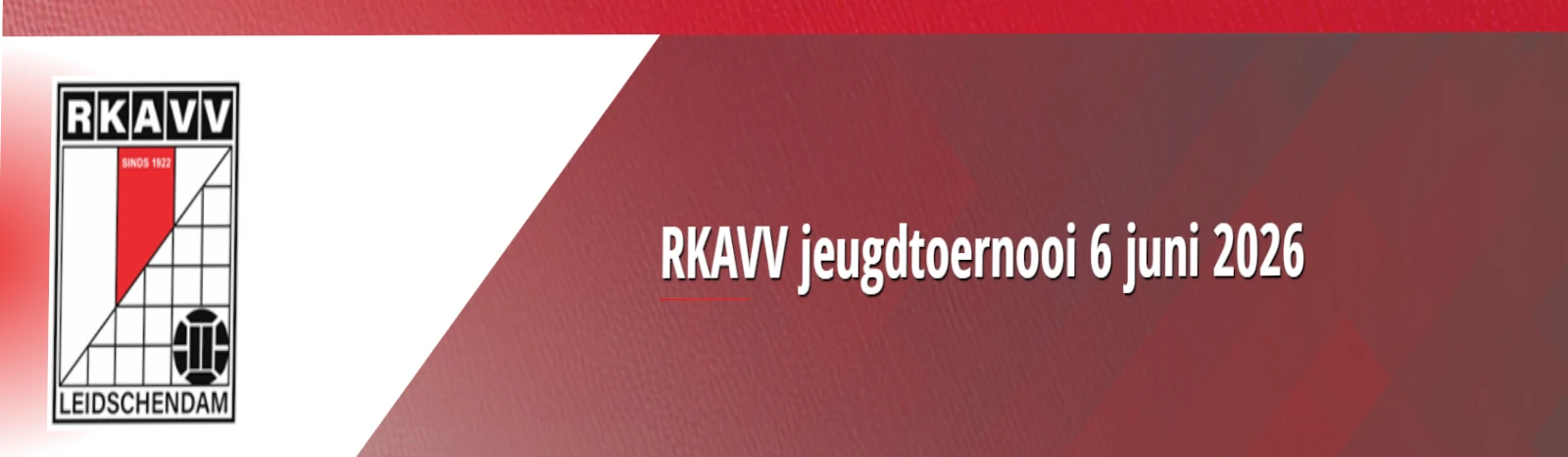 Banner - RKAVV Jeugdtoernooi 2026 - RKAVV - Leidschendam